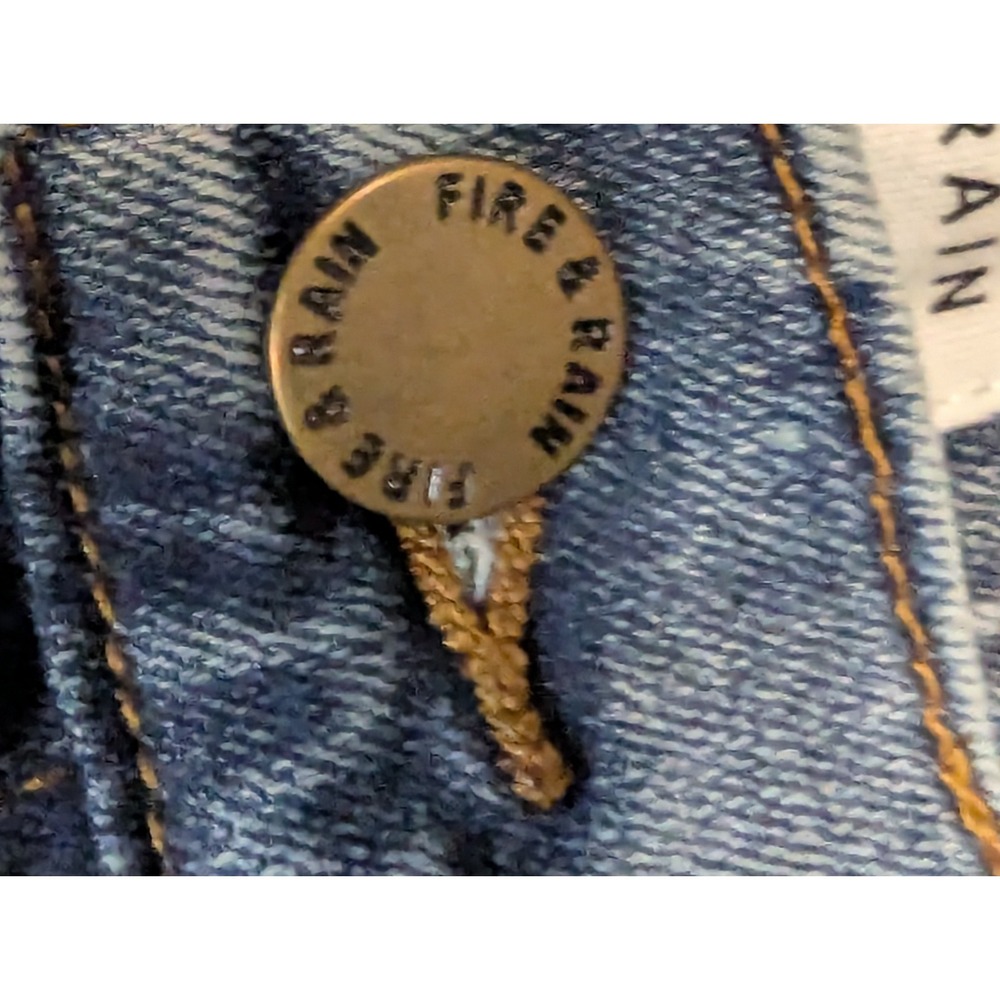 FIRE & RAIN Wide Leg Jeans Womens Size 9 Denim High Rise Stretch Medium Wash - Picture 13 of 15